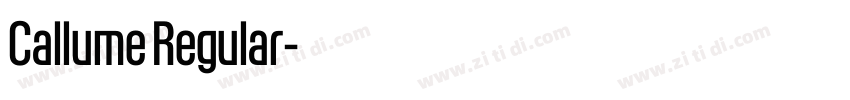 Callume Regular字体转换 Callume Regular字体转换